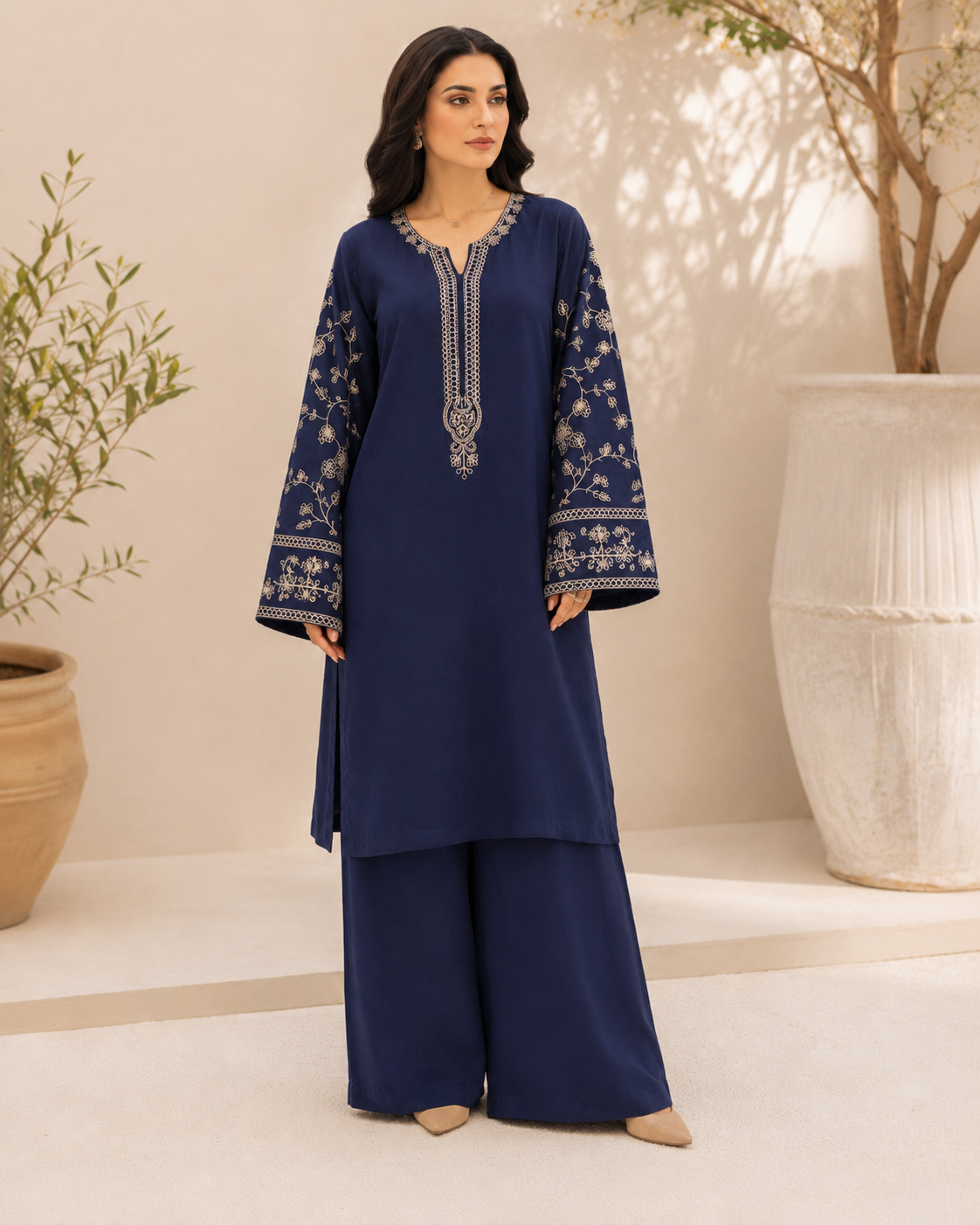 FAROO blue kameez