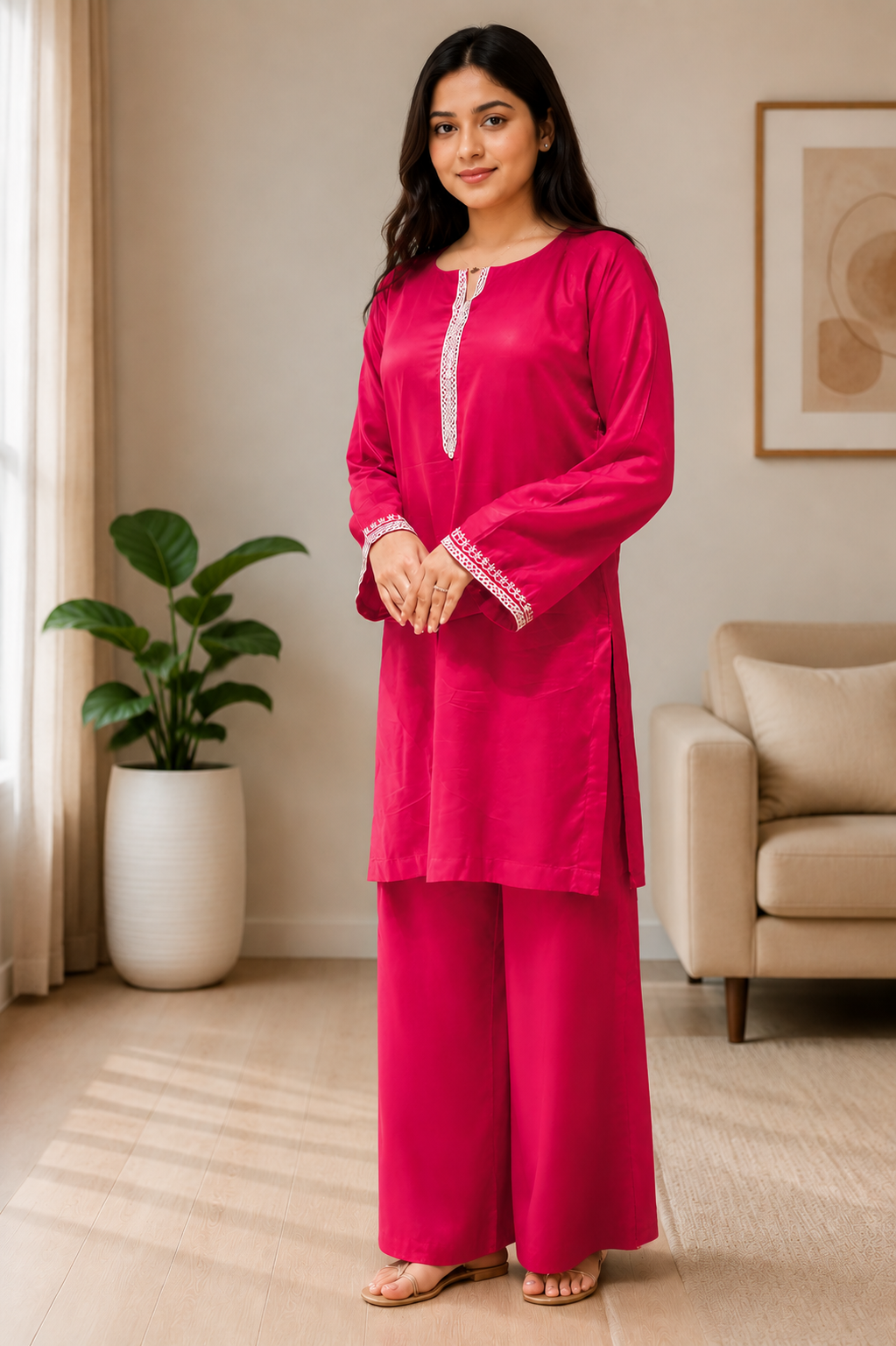 FAROO magenta outfit